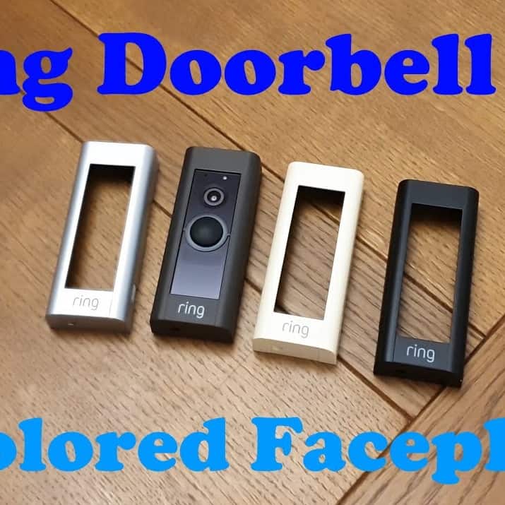 Ontvanger Incident, evenement bossen New Video - Ring Video Doorbell Pro: 4 Colored Faceplates - Smart Home Point