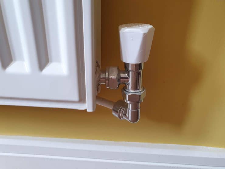 A standard (non-thermostatic, and non-smart) radiator valve in my house.