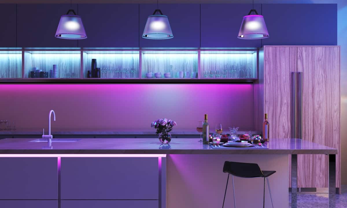 rgb led kitchen light