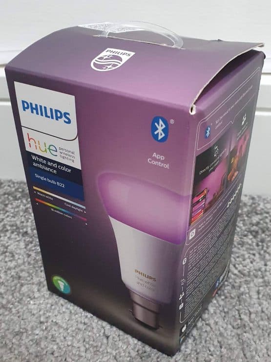 Philips Hue B22 full RGB color bulb with Bluetooth support
