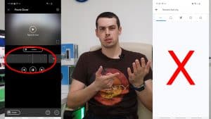 YouTube thumbnail showing me looking confused and two Ring app screenshots with no recordings