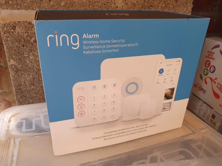 The Ring Alarm system box