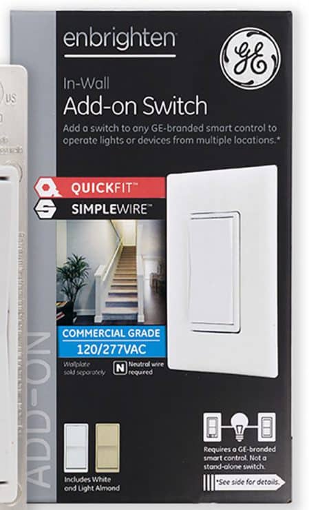 GE Enbrighten Add on Switch box