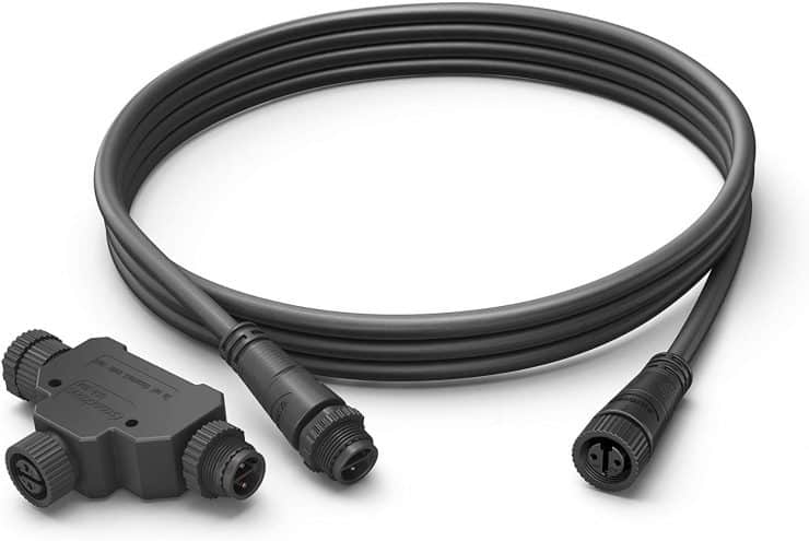 Philips Hue cable connector and T connector