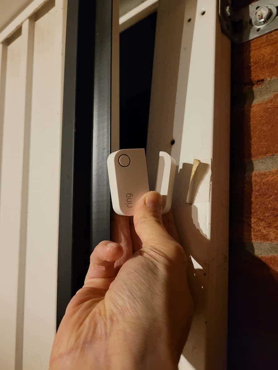 ¿Puedes usar el sensor de anillo en la puerta del garaje?