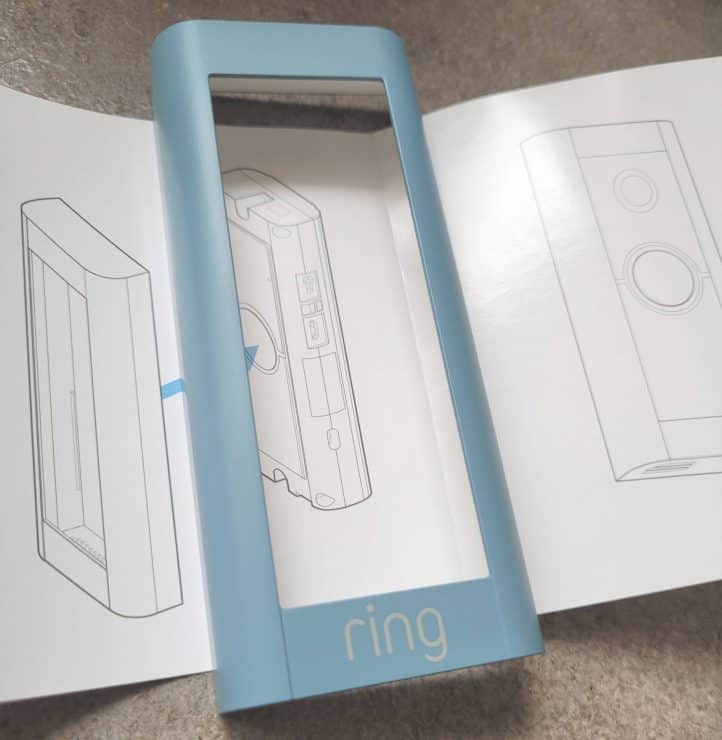 The Blue Print faceplate from Ring