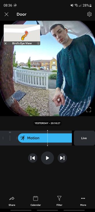 The head to toe view of the Ring Doorbell Pro 2