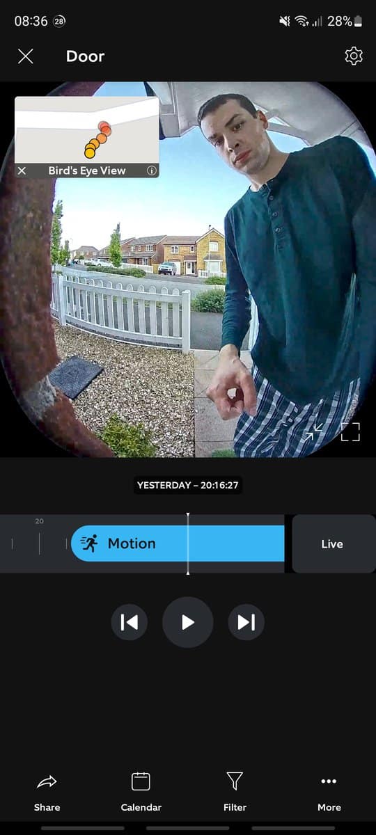 The head to toe view of the Ring Doorbell Pro 2