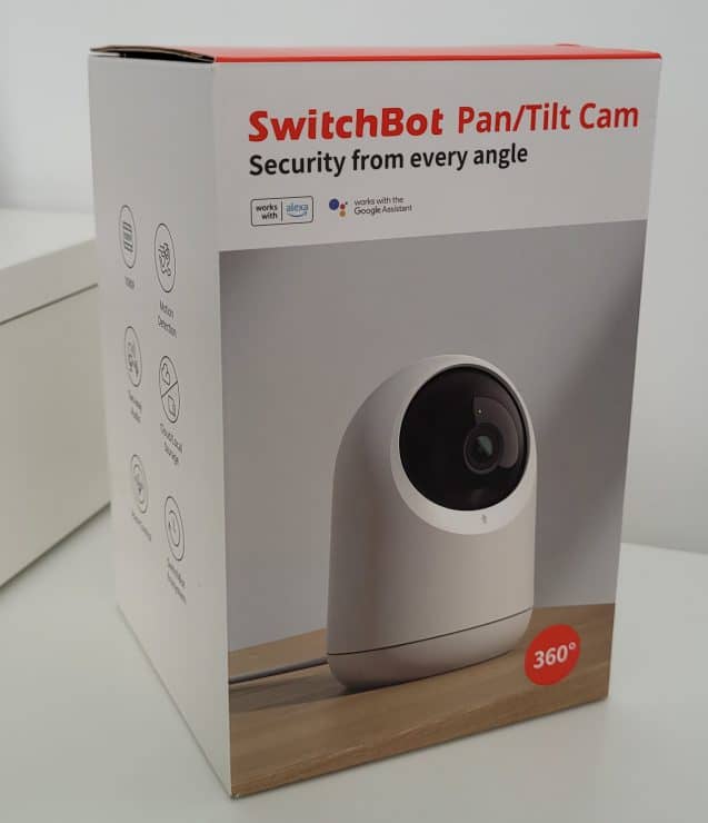 SwitchBot pan and tilt smart camera