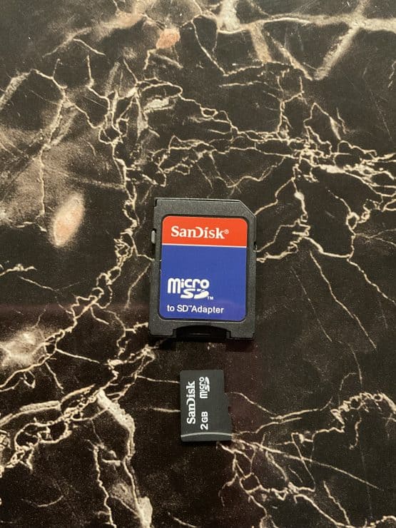 Micro sd card with adapter