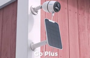 Render of the Reolink Go Plus outdoor 4G LTE camera