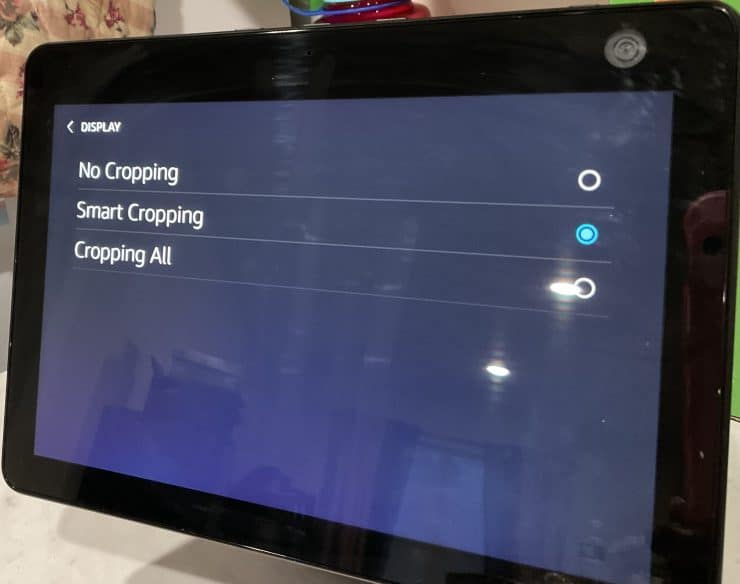 Photo Cropping Options on Echo Show