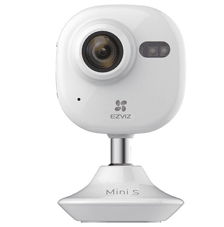 Marketing image of the EZVIZ Mini S indoor camera