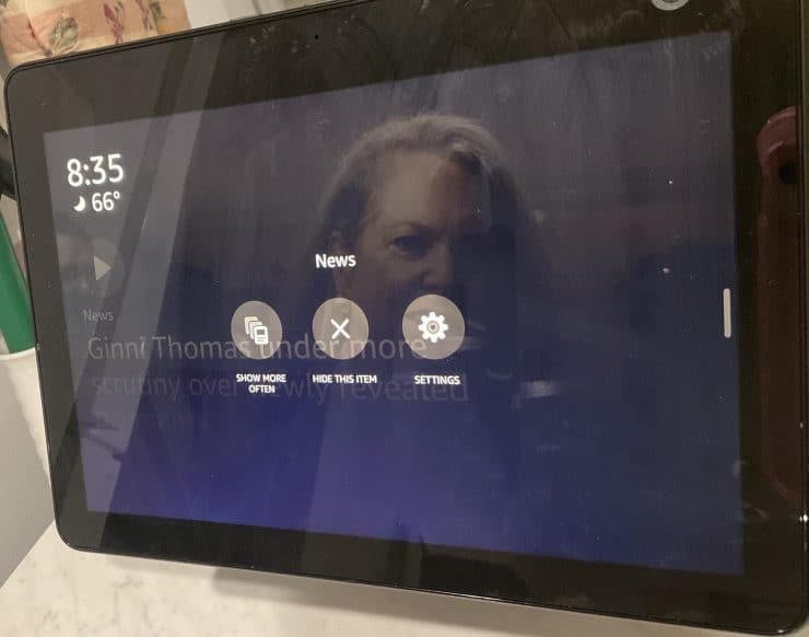 Three options for ads on Echo Show