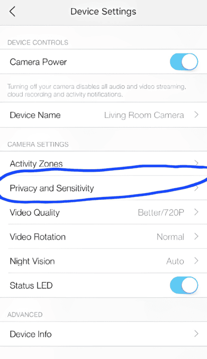 Privacy and Sensitivity in Kasa App