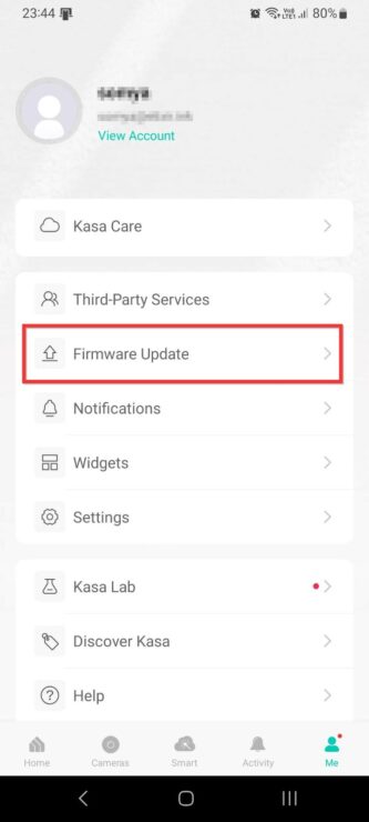 update Kasa Bulb Firmware