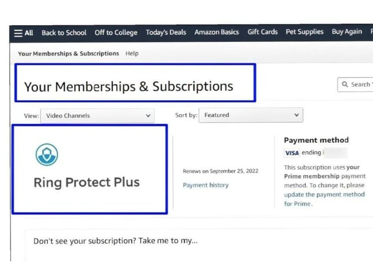 Memberships & Subscriptions